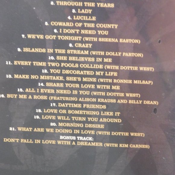 KENNY ROGERS 21 NUMBER ONES CD NEW - Picture 4 of 5